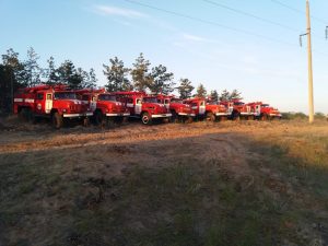 Запорожские спасатели поехали в соседнюю область тушить пожар