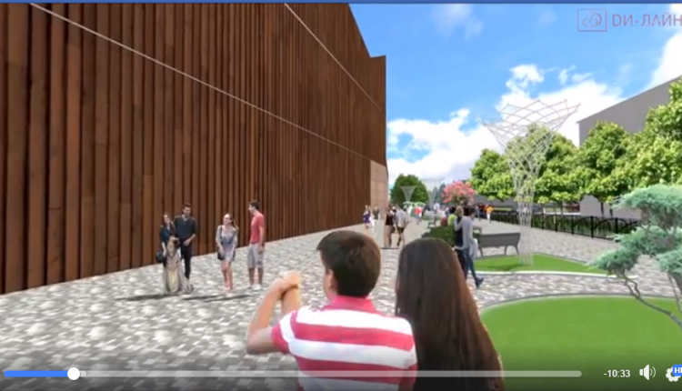 Запорожцам представили новую версию проекта «Современный центр города»