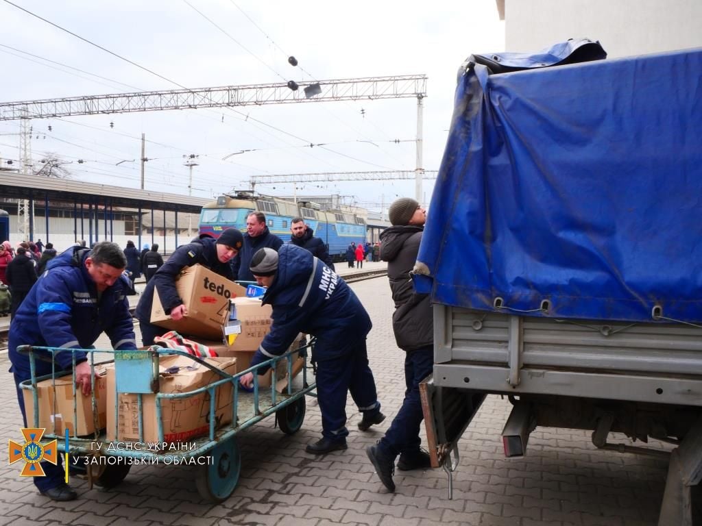 В Запорожье из Германии прибыла гуманитарная помощь (фото)