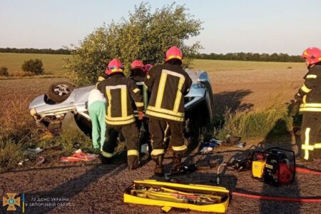 На Запоріжжі сталася смертельна аварія: одна людина загинула, п’ятеро травмованих